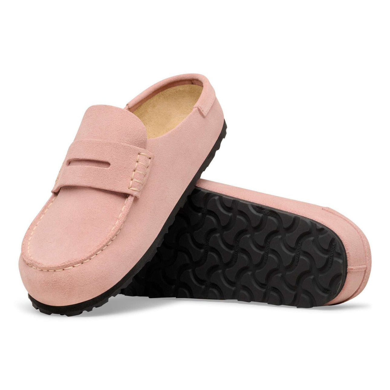 Birkenstock Naples Wrapped Suede Leather \ Pink Clay
