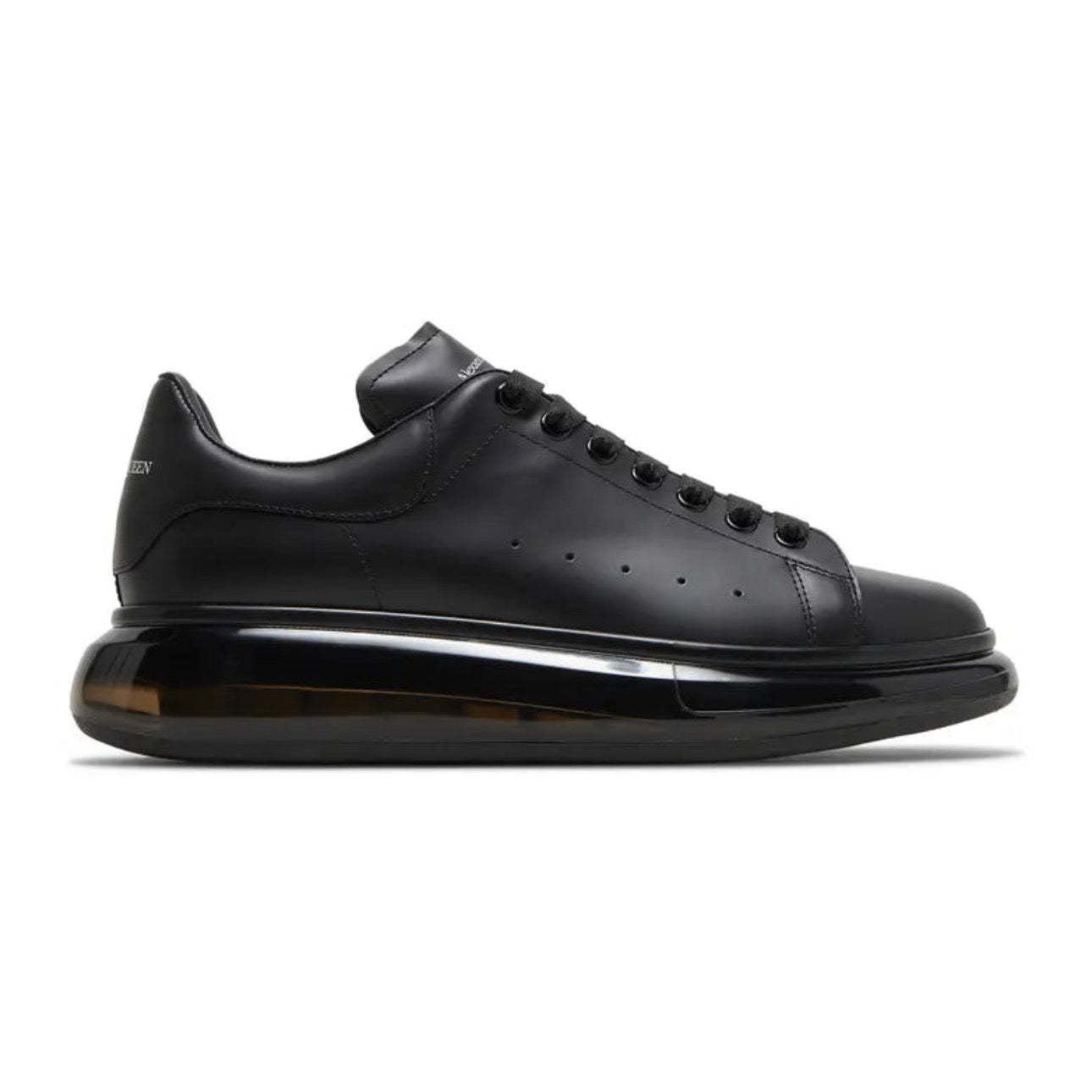Alexander McQueen Oversized \ Clear Sole - Black