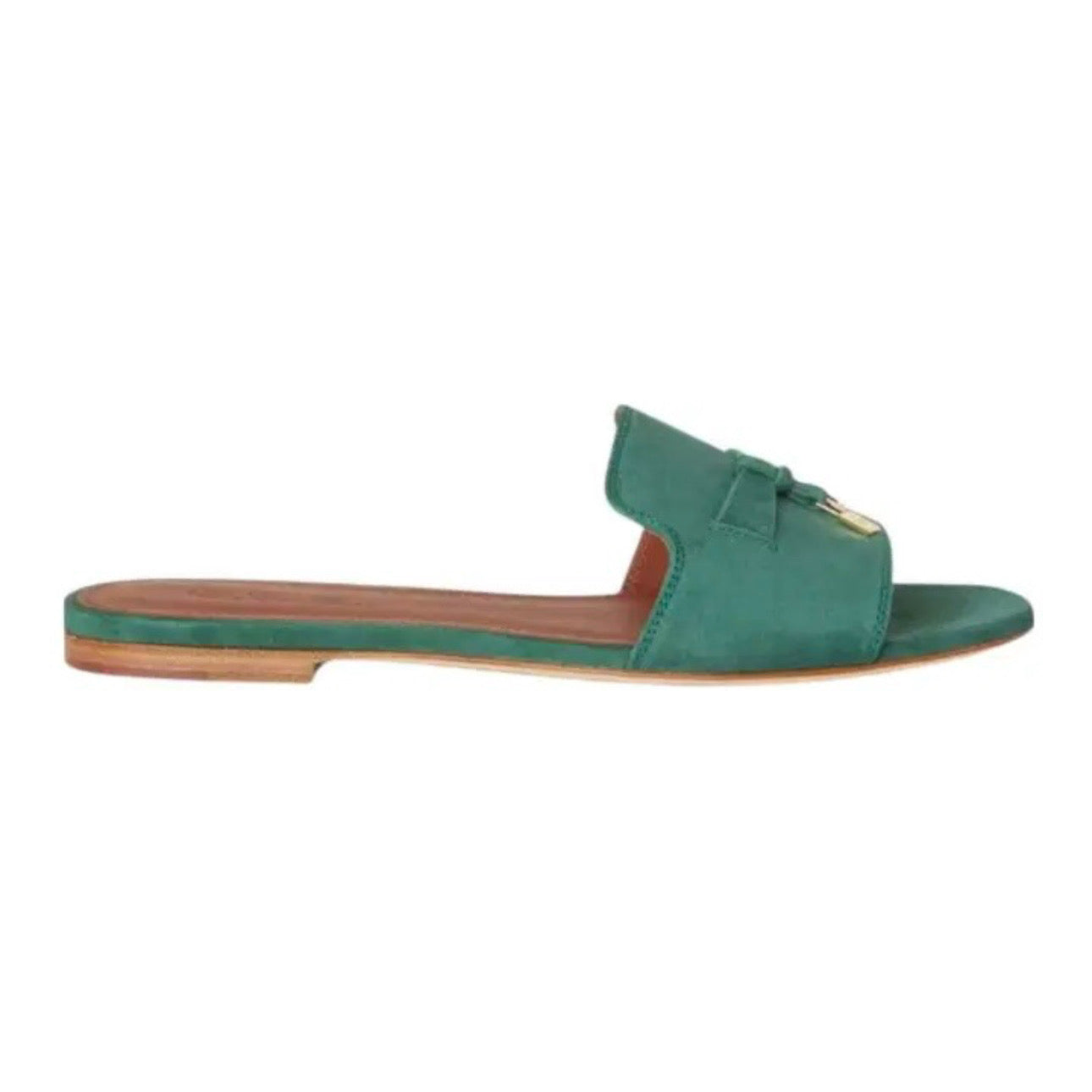 Loro Piana Summer Charms Sandal Suede Goatskin Camu Fruit-40