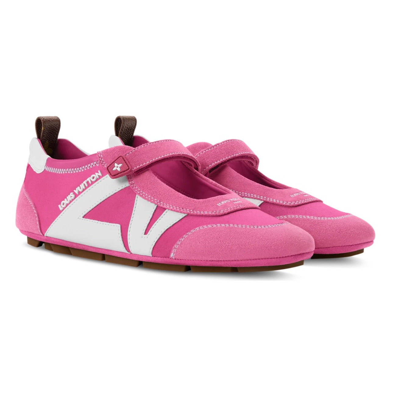 Louis Vuitton LV Sneakerina Mary Jane \ Rose