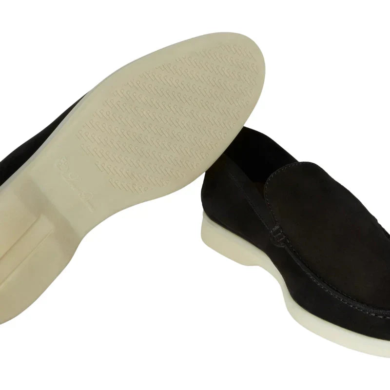 Loro Piana Summer Walk Loafer \ Black