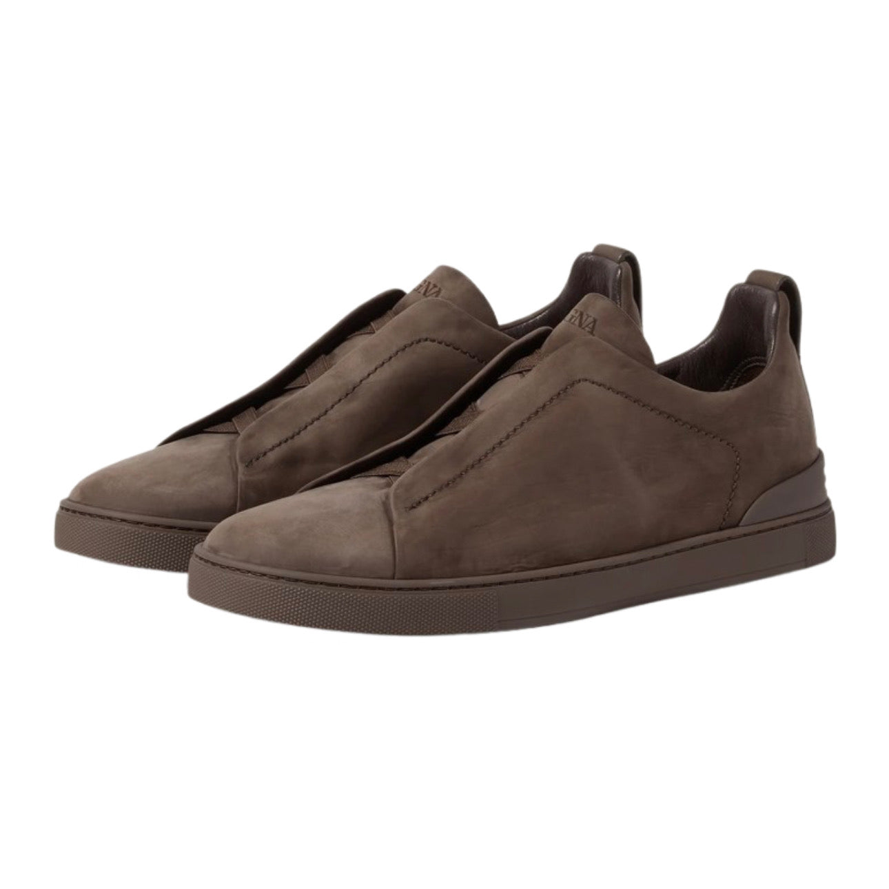 Zegna Nubuck Sneakers \ Dark Taupe