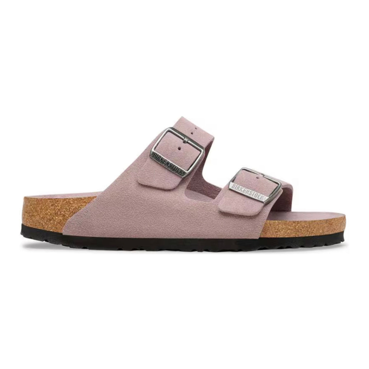 Birkenstock Arizona Soft Footbed Suede Leather Faded Purple Tonal FB