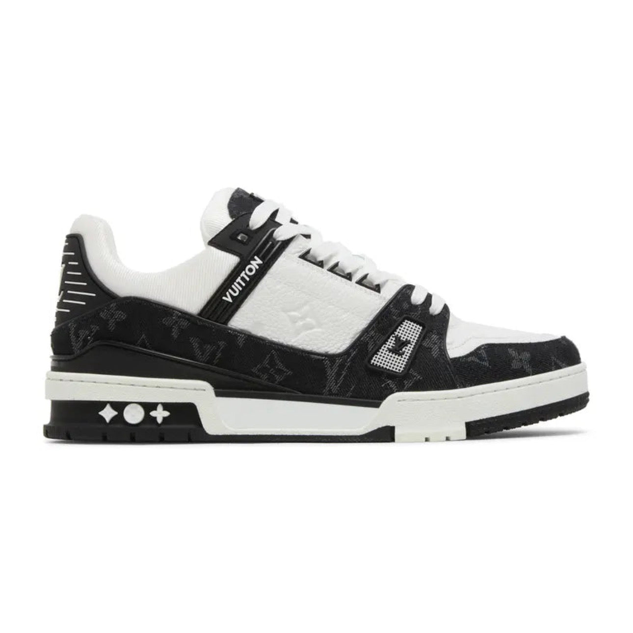 Louis Vuitton Trainer \ Black Monogram Denim