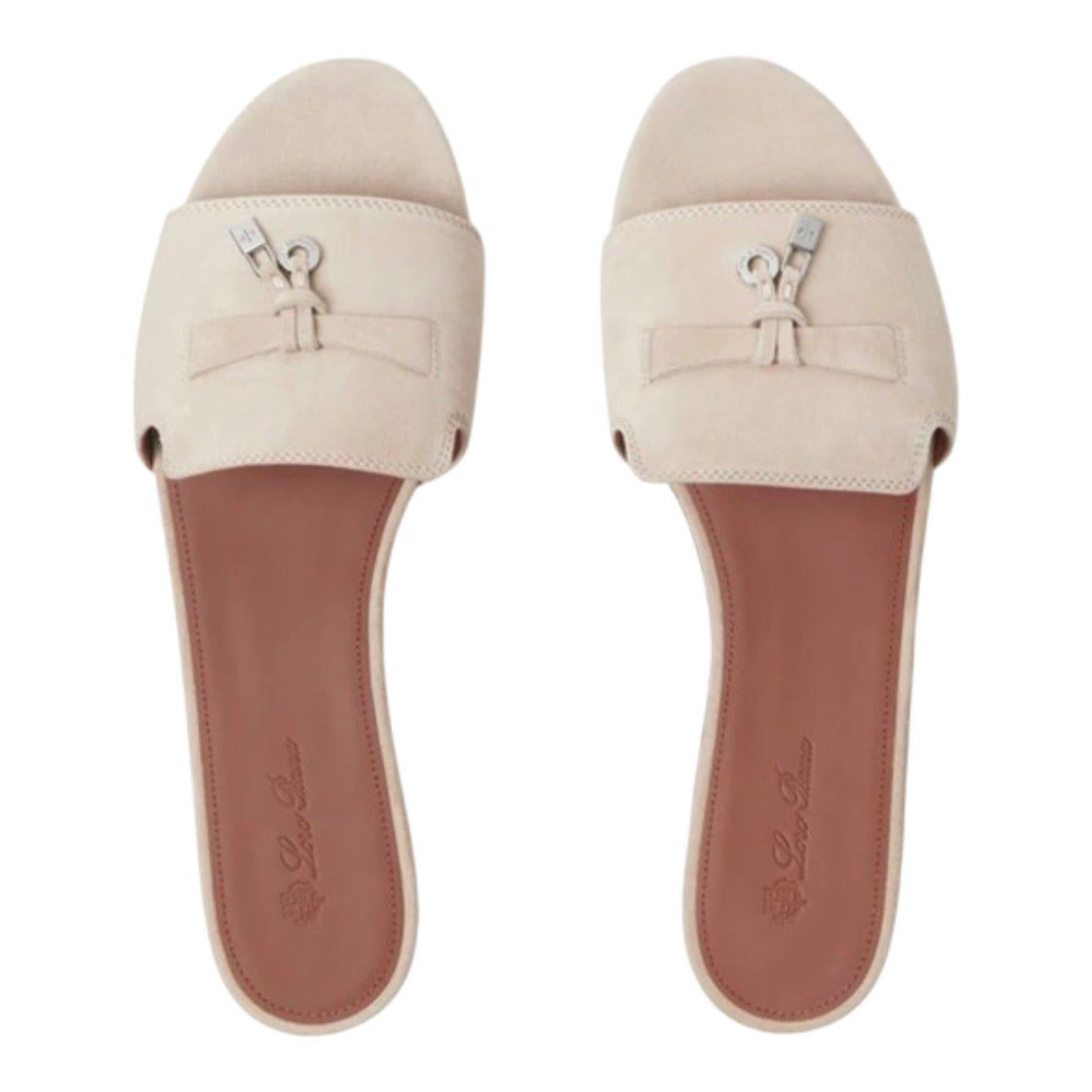 Loro Piana Summer Charms Sandal Suede Raw Cashmere