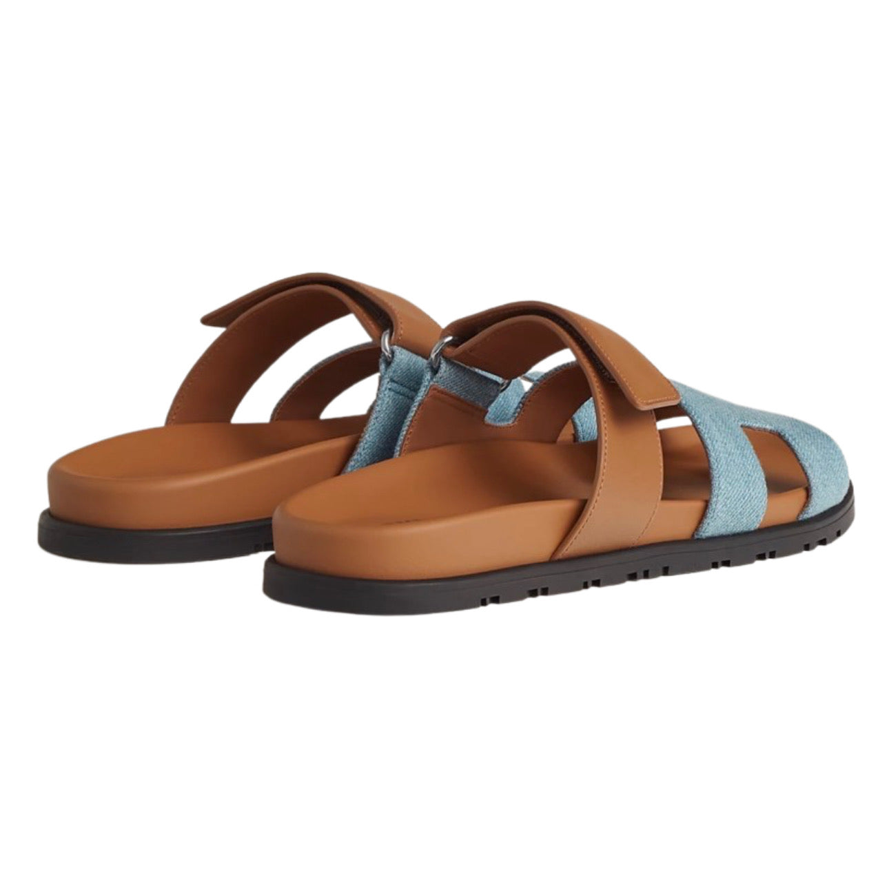 Hermès Chypre Calfskin \ Bleu Clair / Naturel
