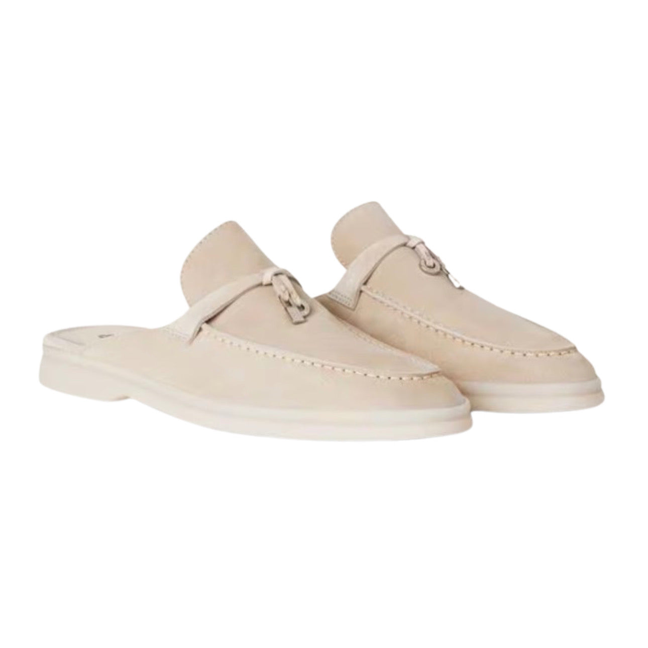 Loro Piana Babouche Charms Walk Loafer \ Linen
