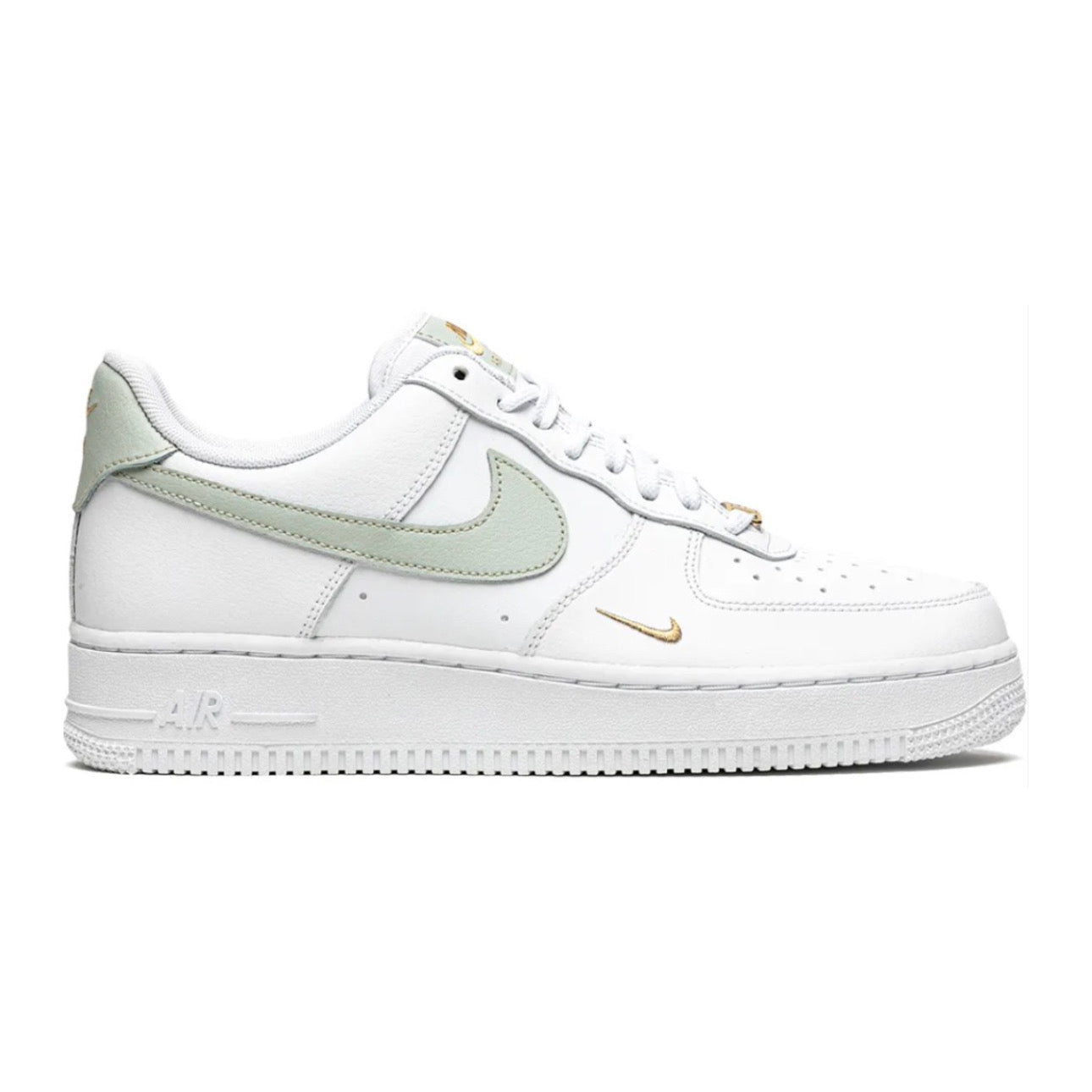 Nike Air Force 1 Low '07 Essential White Green Gold Mini