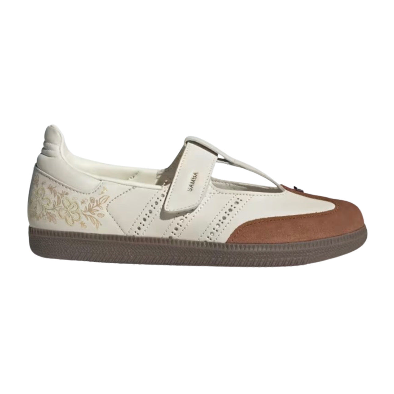 adidas Samba Jane Leather Summer Glow \ White Brown
