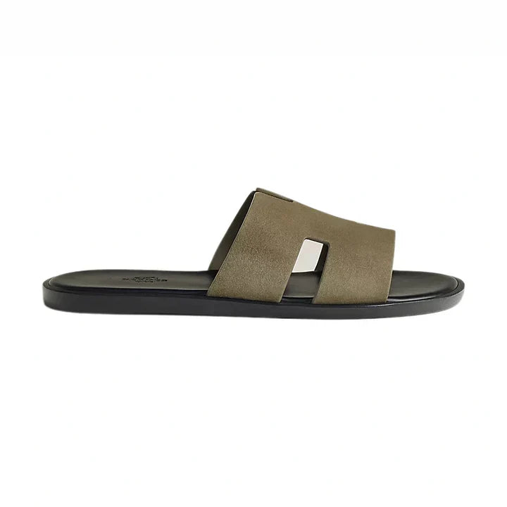 Hermès Haven Suede H Style Slip-On \ Olive