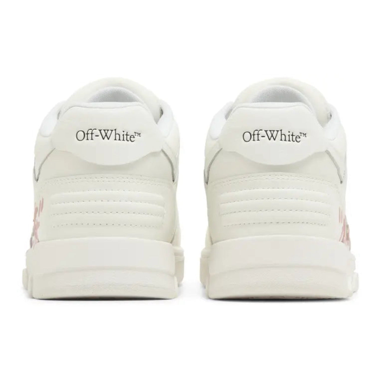 Off-White Out of Office \ For Walking - White Pink White Outsole