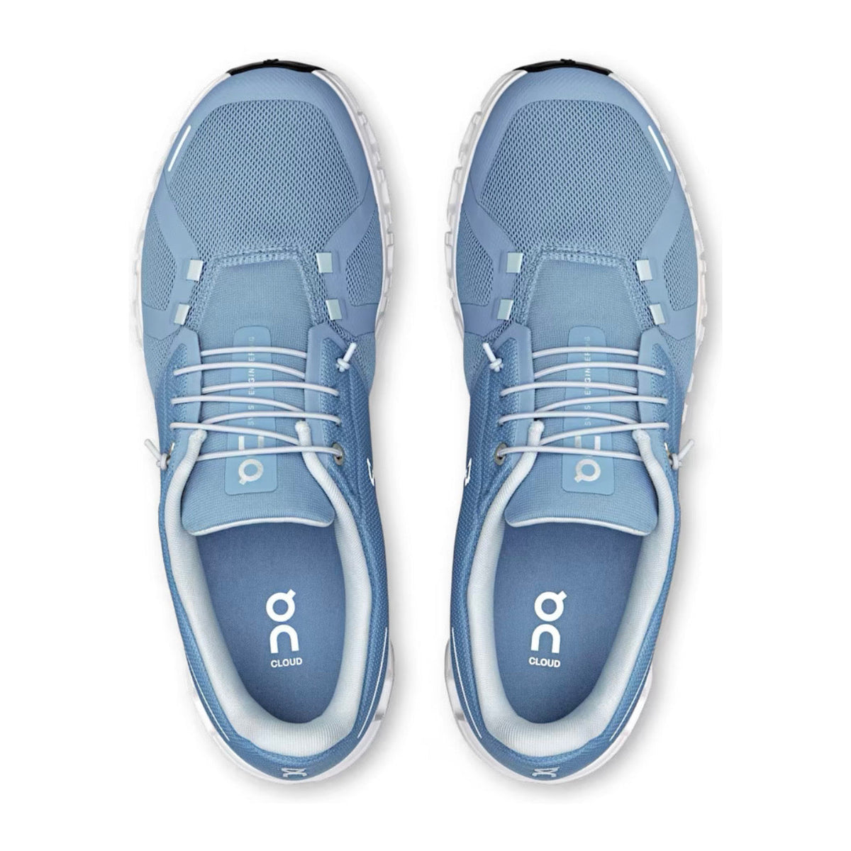 On Running Cloud 6 Chambray \ White