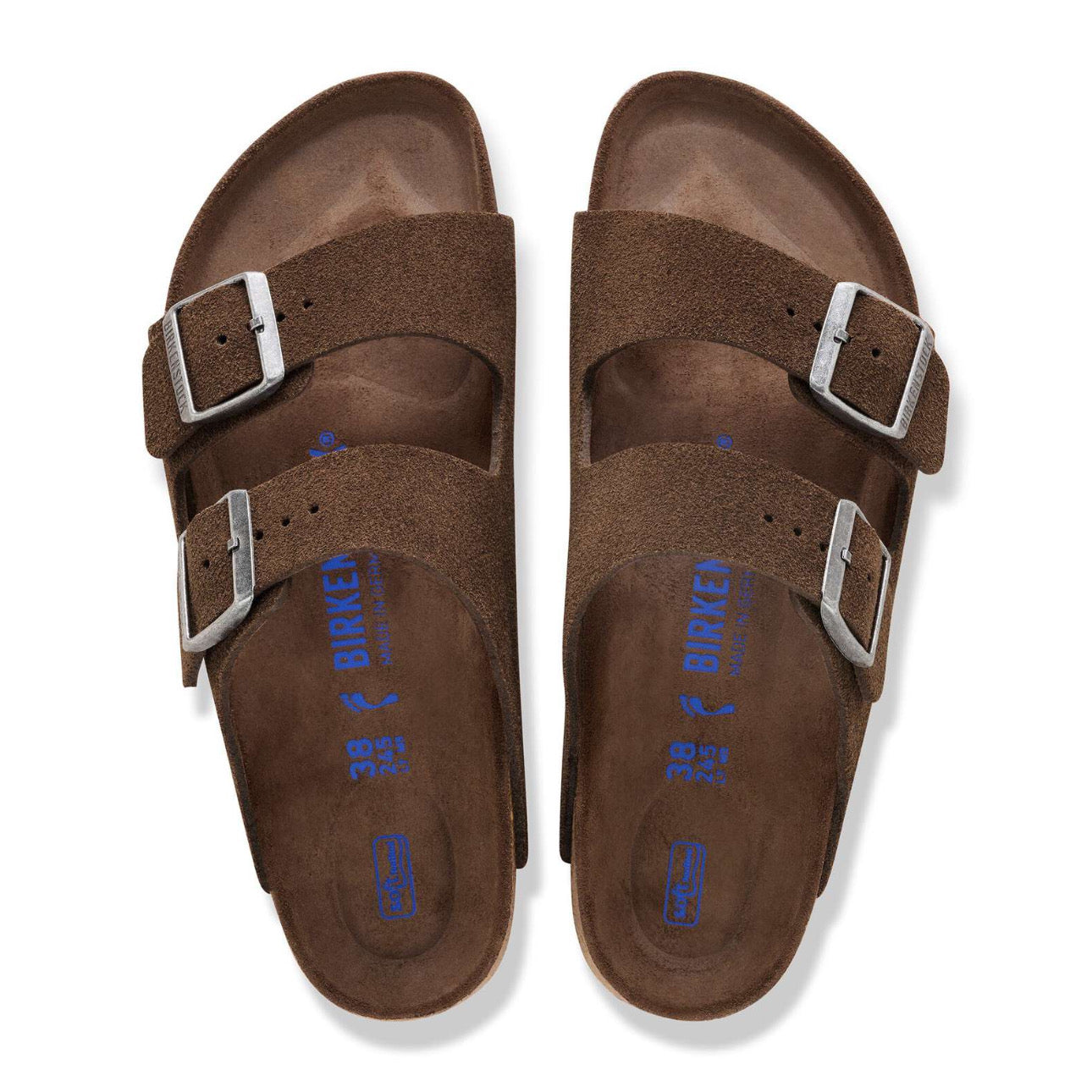 Birkenstock Arizona Soft Footbed Suede Leather Carafe Tonal FB