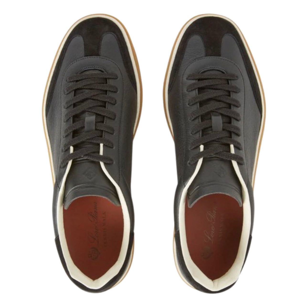 Loro Piana Tennis Walk Sneaker Suede Calf Split \ Black