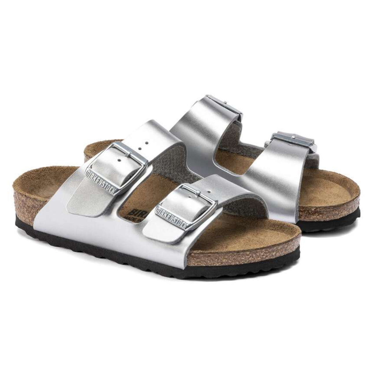 Birkenstock Arizona Electric \ Metallic Silver