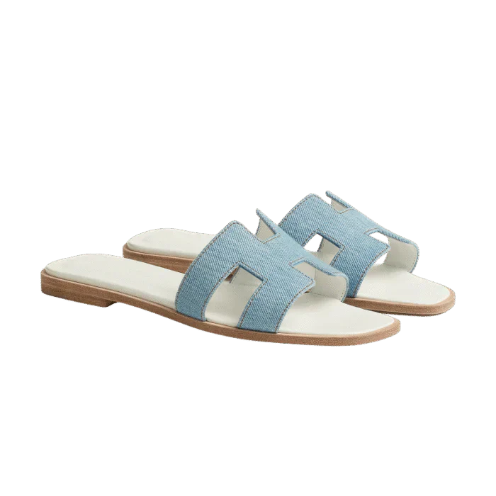 Hermès Oran \ Sandal Bleu / Clair