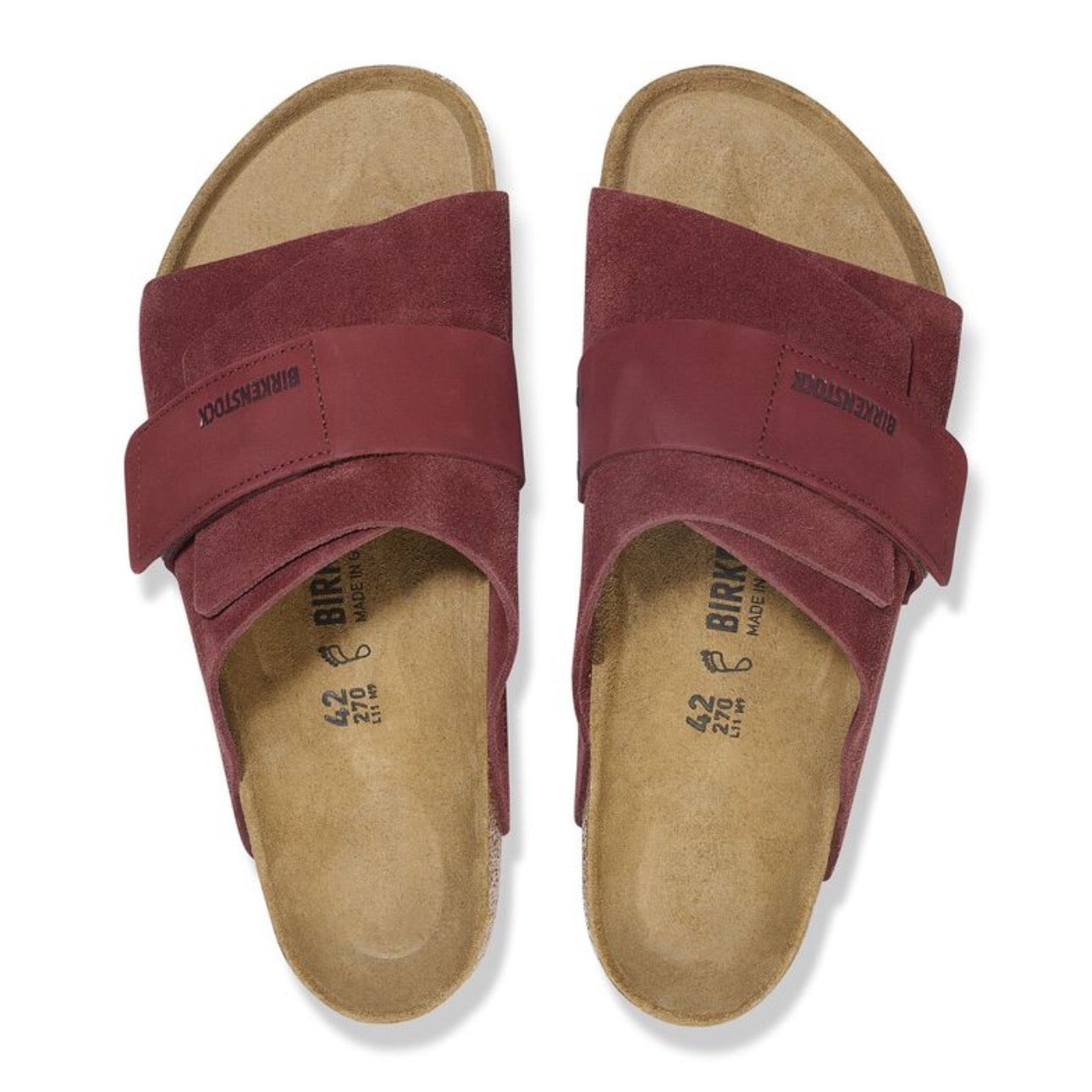 Birkenstock Kyoto Nubuck Leather/Suede \ Zinfandel