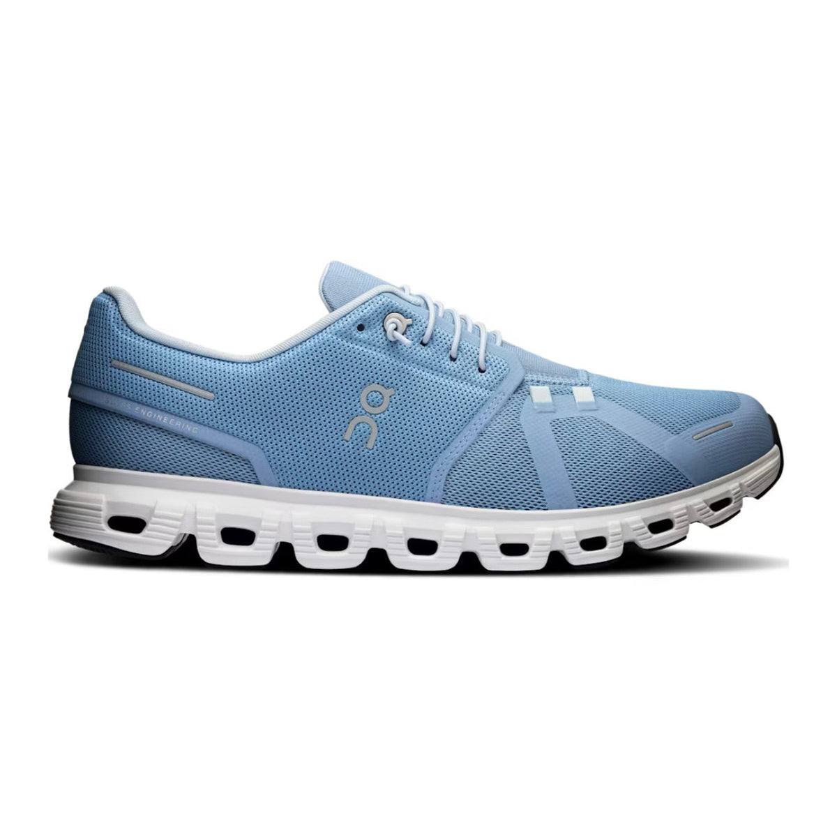 On Running Cloud 6 Chambray \ White