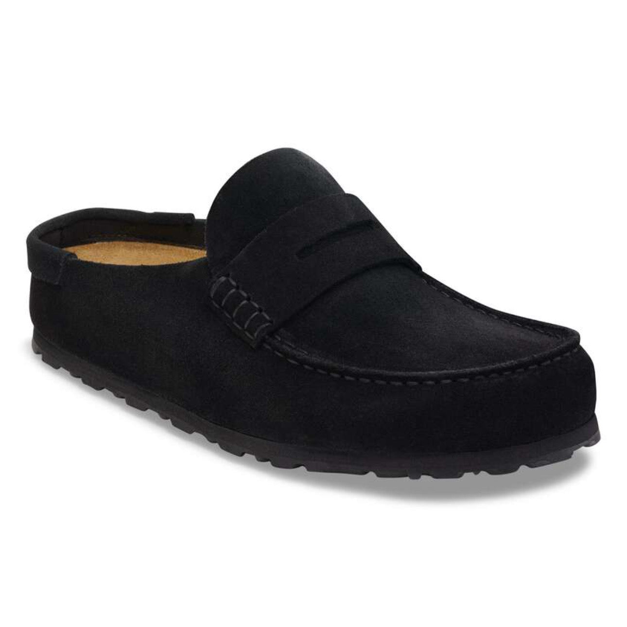Birkenstock Naples Wrapped Suede Leather \ Black