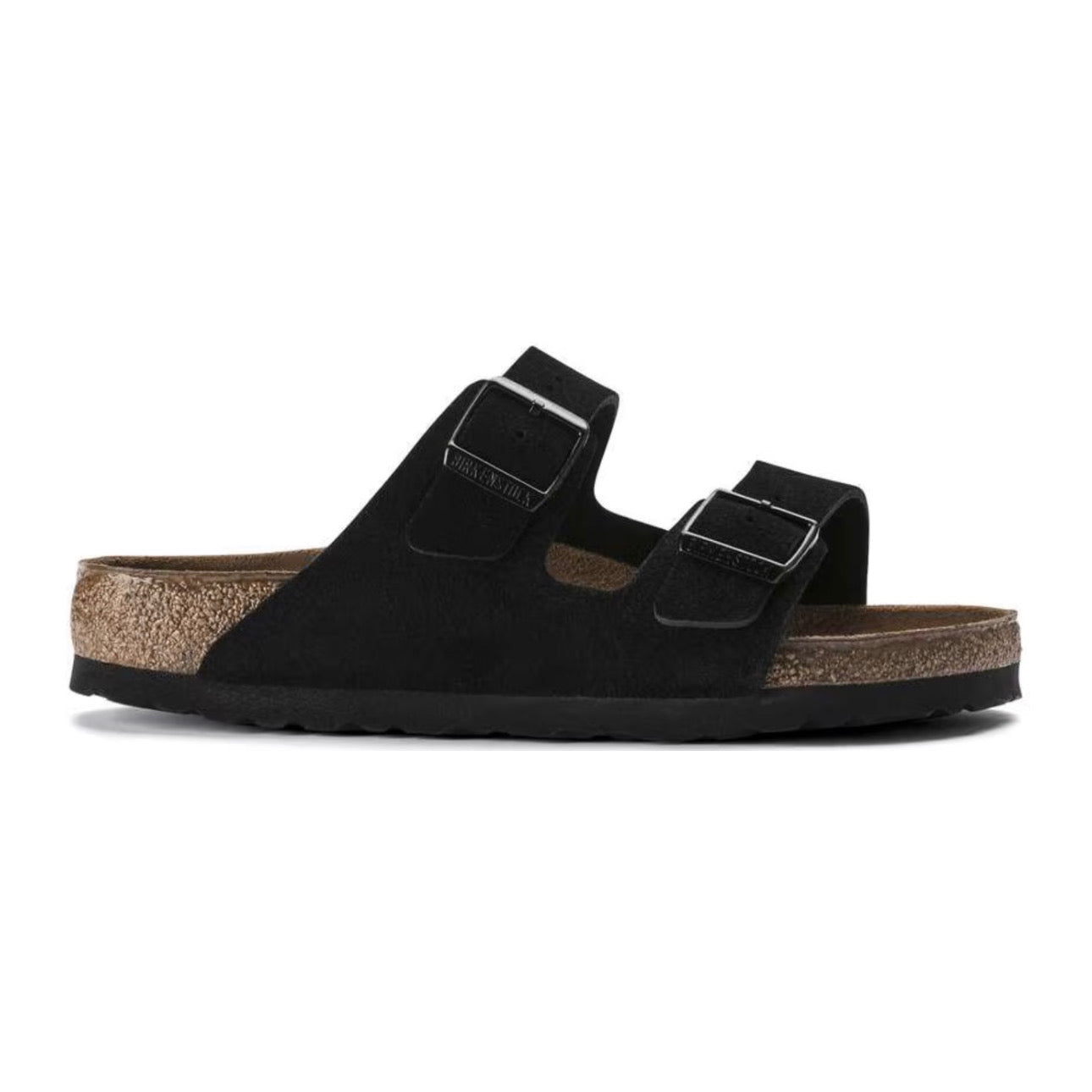 Birkenstock Arizona Softbed Suede Leather \ Black
