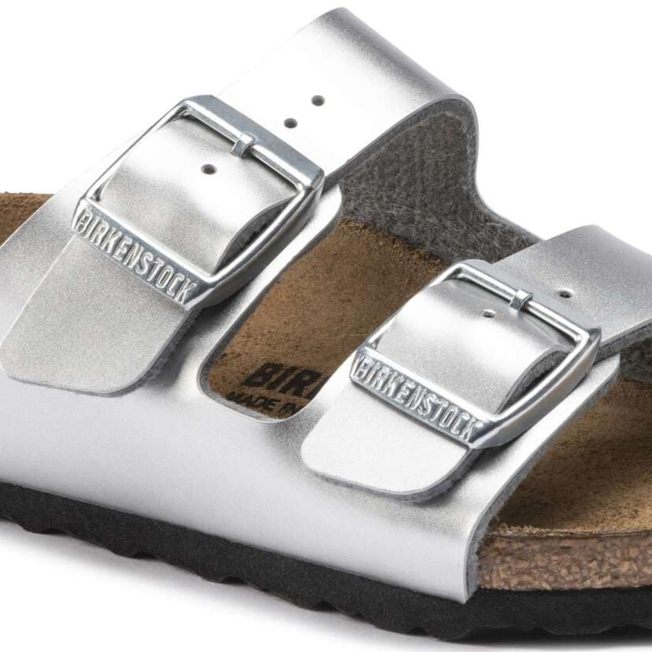 Birkenstock Arizona Electric \ Metallic Silver