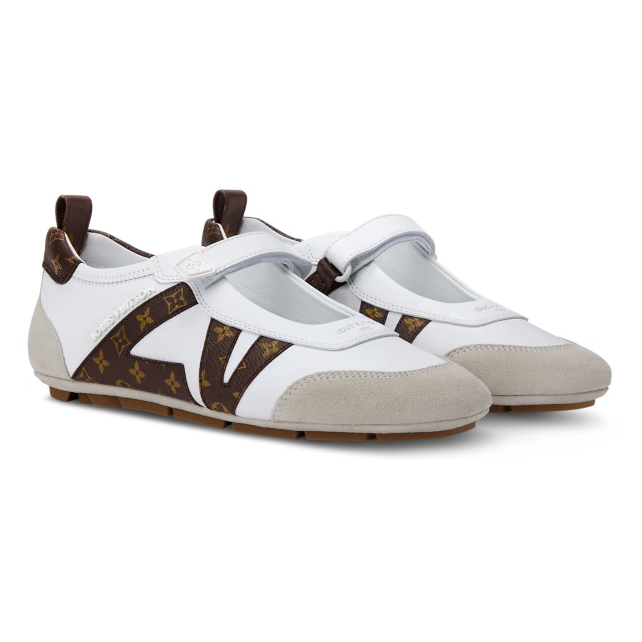 Louis Vuitton LV Sneakerina Mary Jane \ White