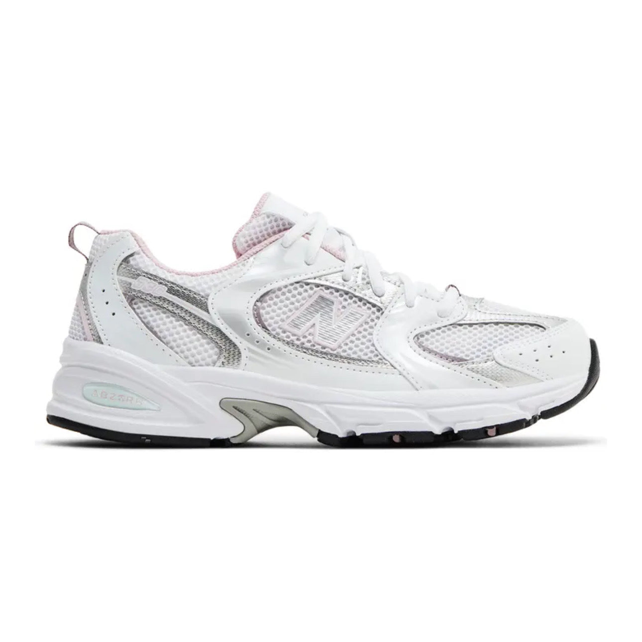 New Balance 530 Big Kid \ White Mid Century Pink