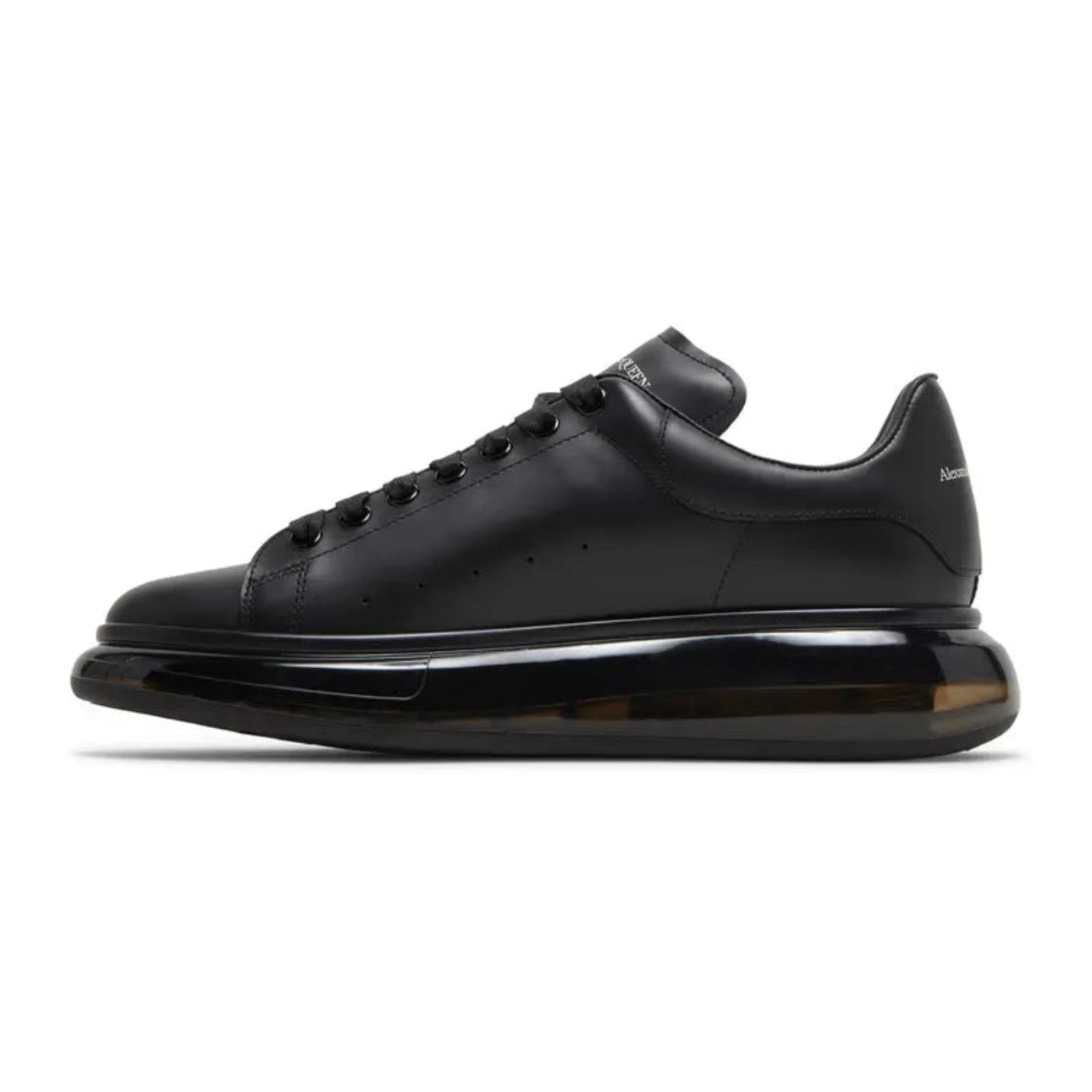 Alexander McQueen Oversized \ Clear Sole - Black