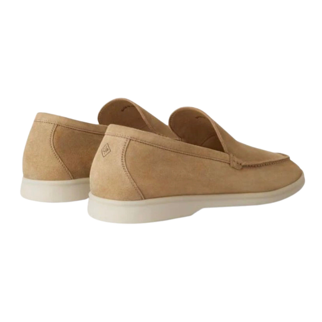 Loro Piana Summer Walk Loafer Light Wood \ Smoke
