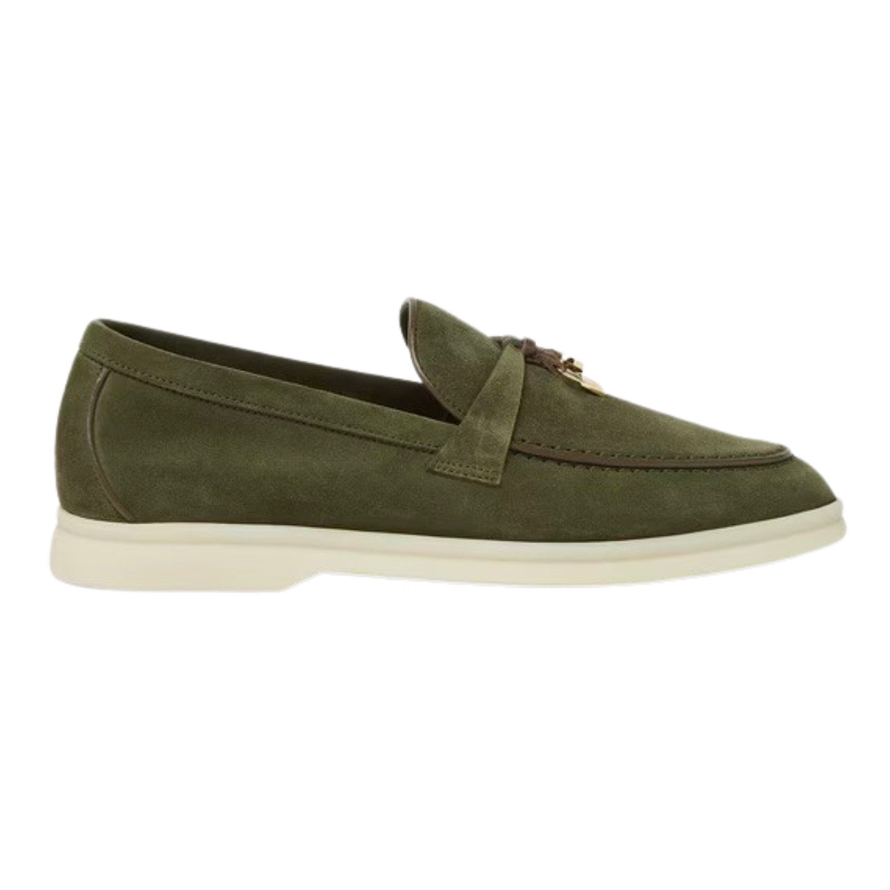 Loro Piana Summer Charms Walk Loafer Ribbon \ Green