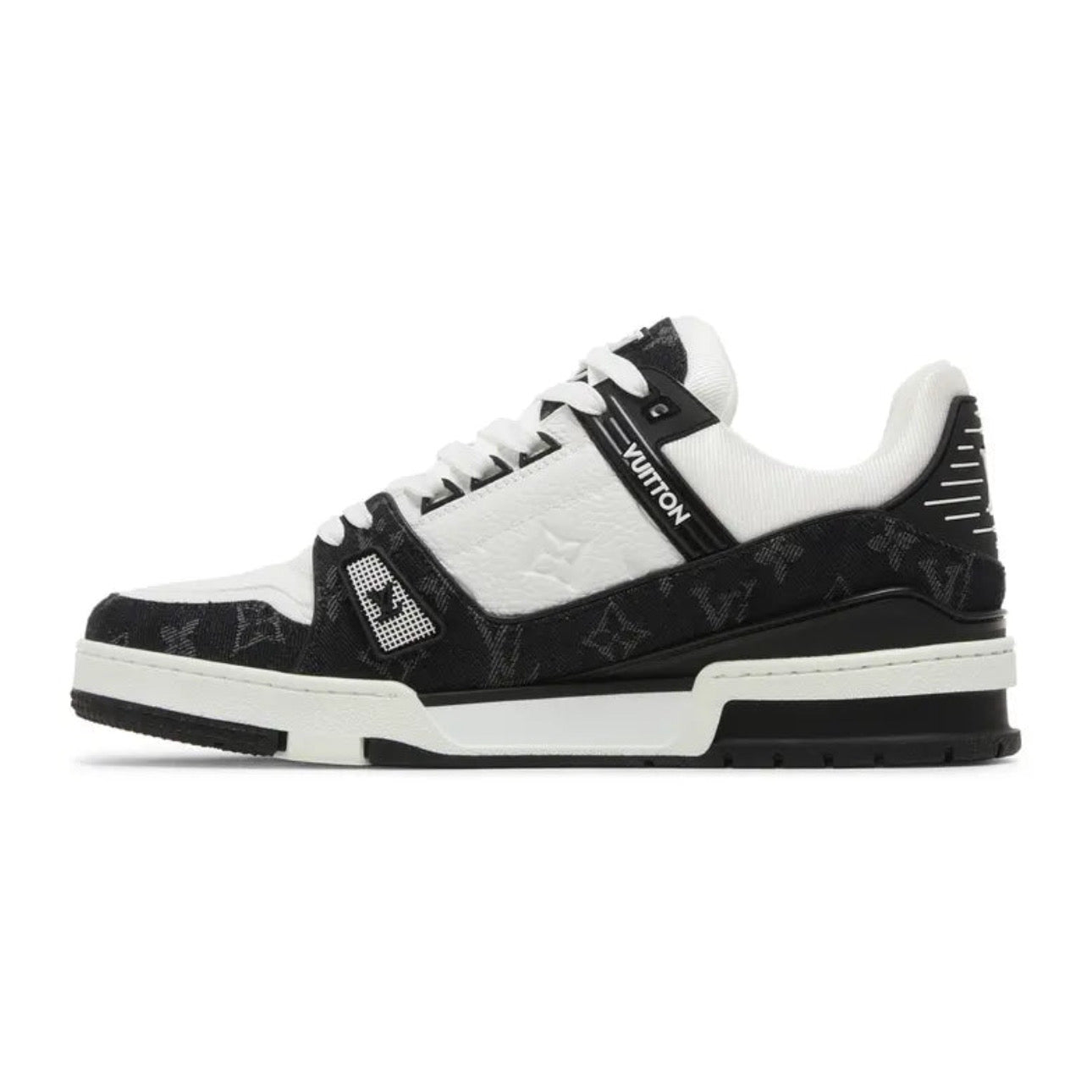 Louis Vuitton Trainer \ Black Monogram Denim