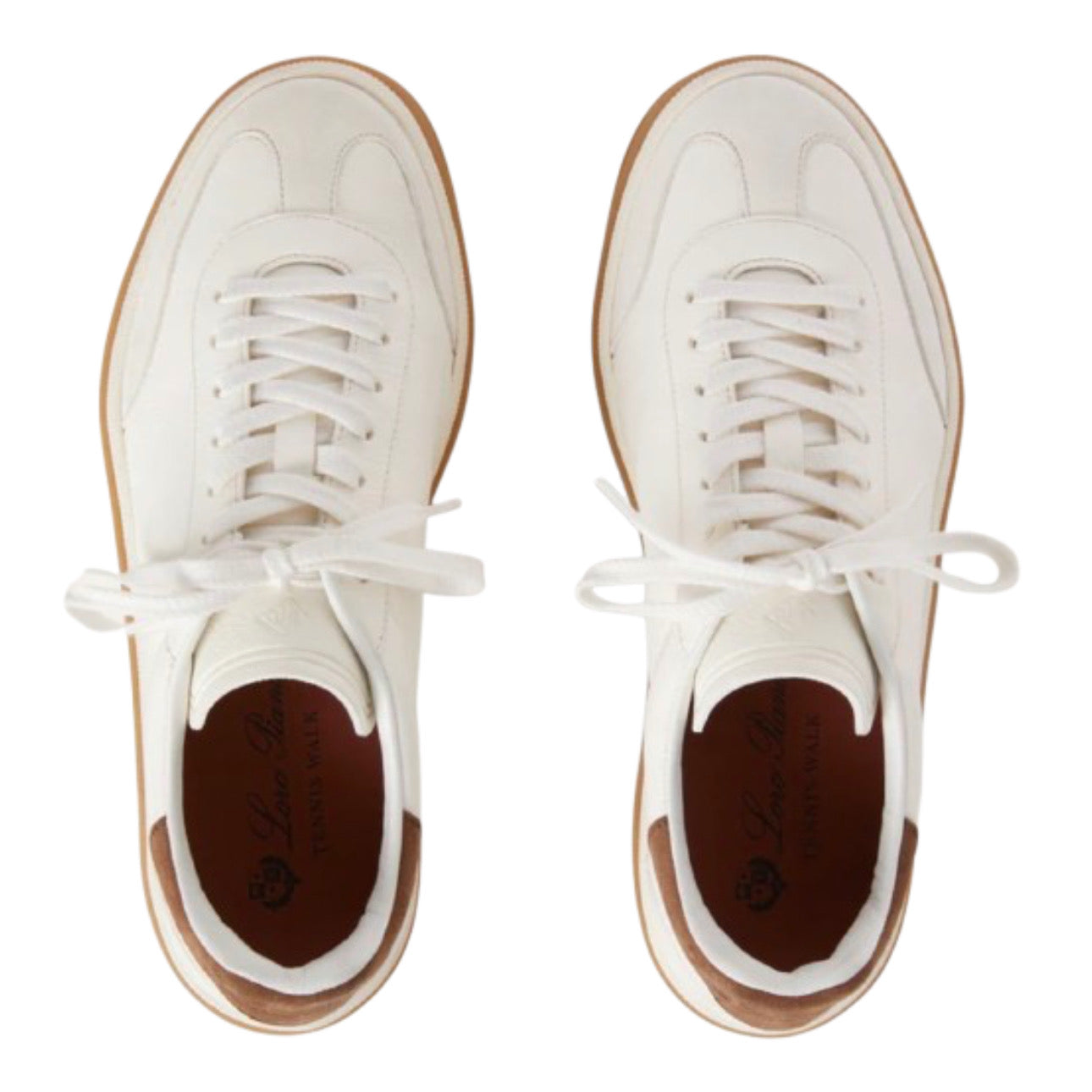 Loro Piana Tennis Walk Sneaker Suede Calf Split \ White