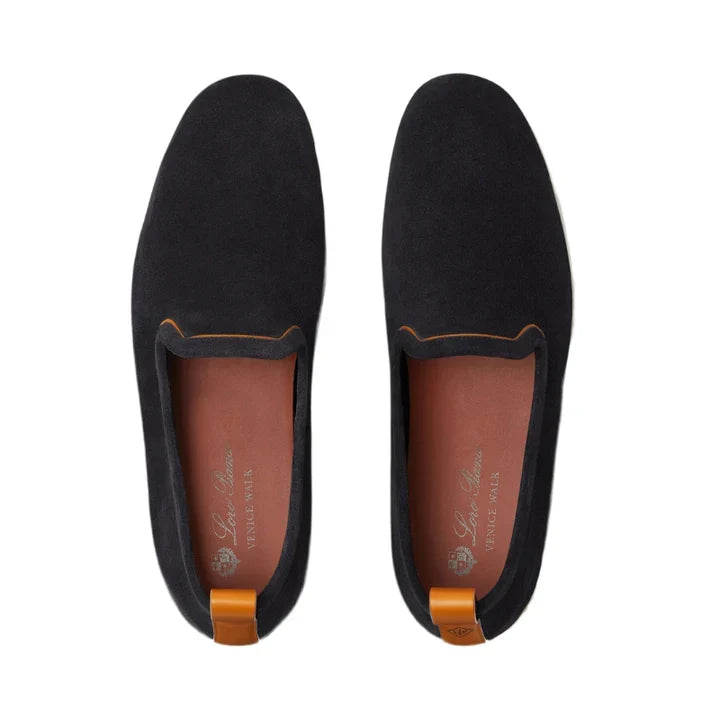 Loro Piana Venice Walk Loafer \ Navy Blue