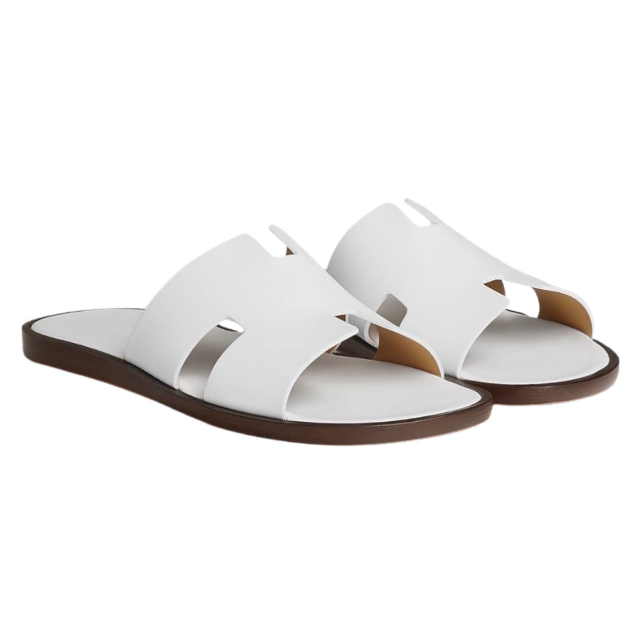 Hermès Izmir Sandals \ White