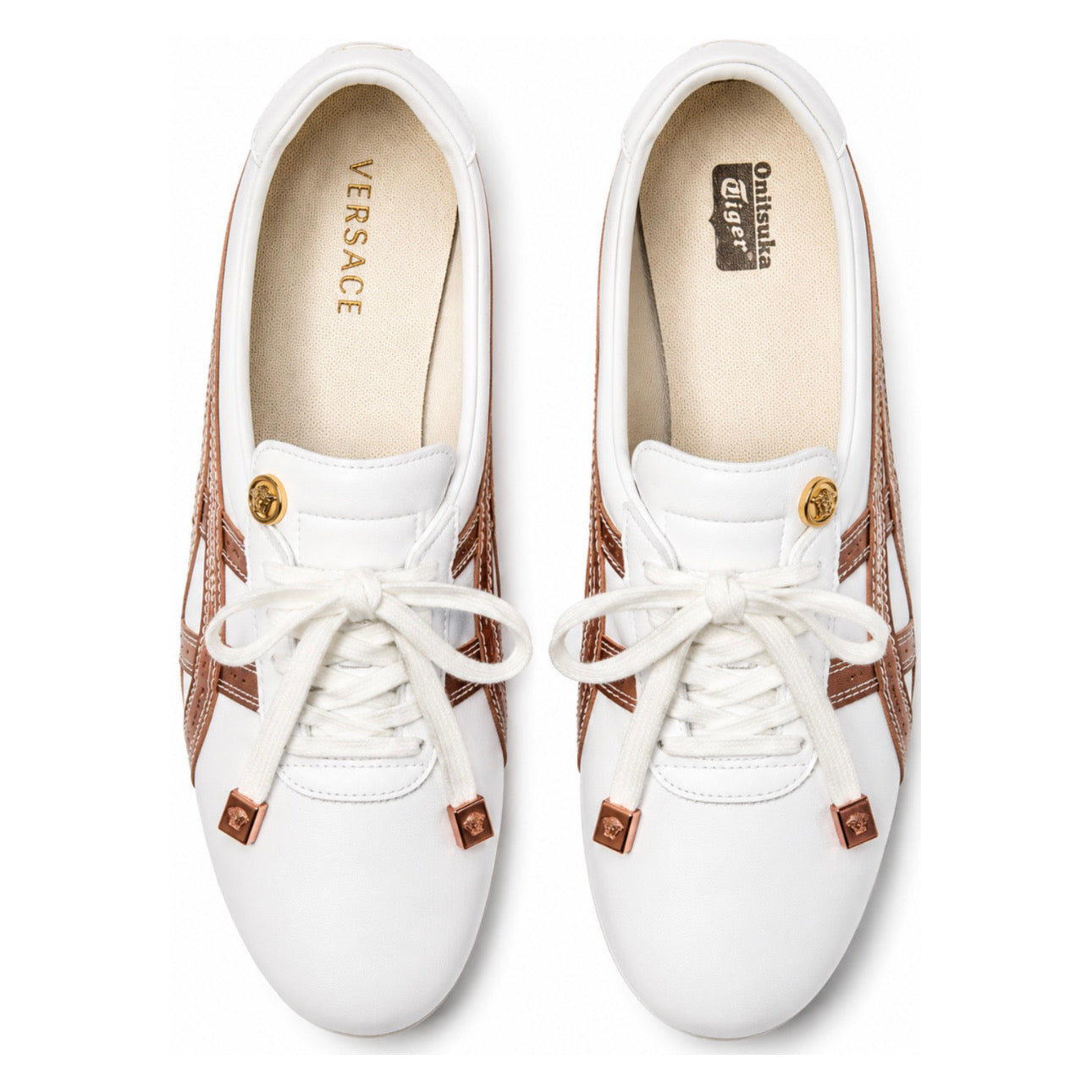Onitsuka Tiger Versace x Tai-chi Sakura Nappa \ White Brown