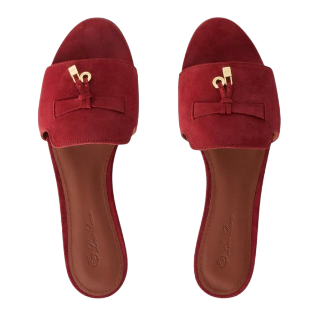 Loro Piana Summer Charms Sandal Suede Camoge