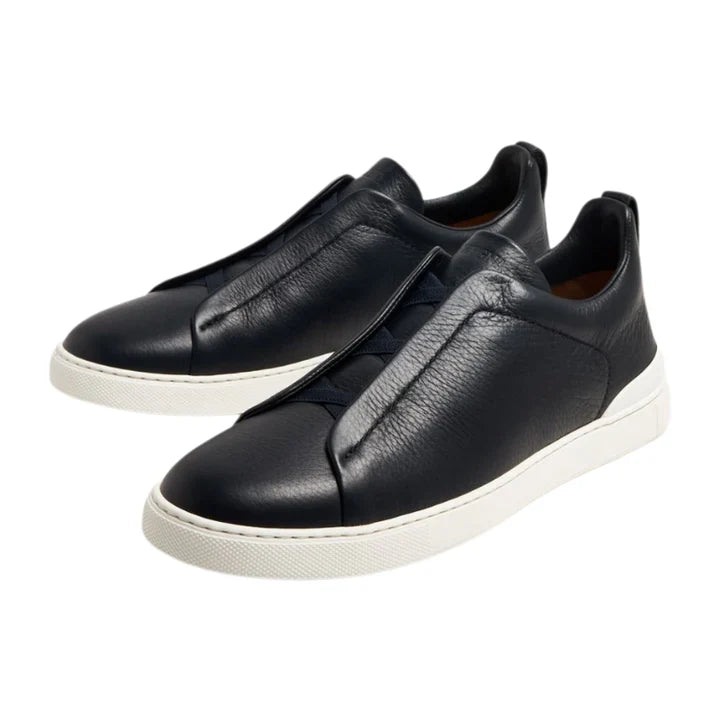 Zegna Stitch Sneakers \ Triple Black