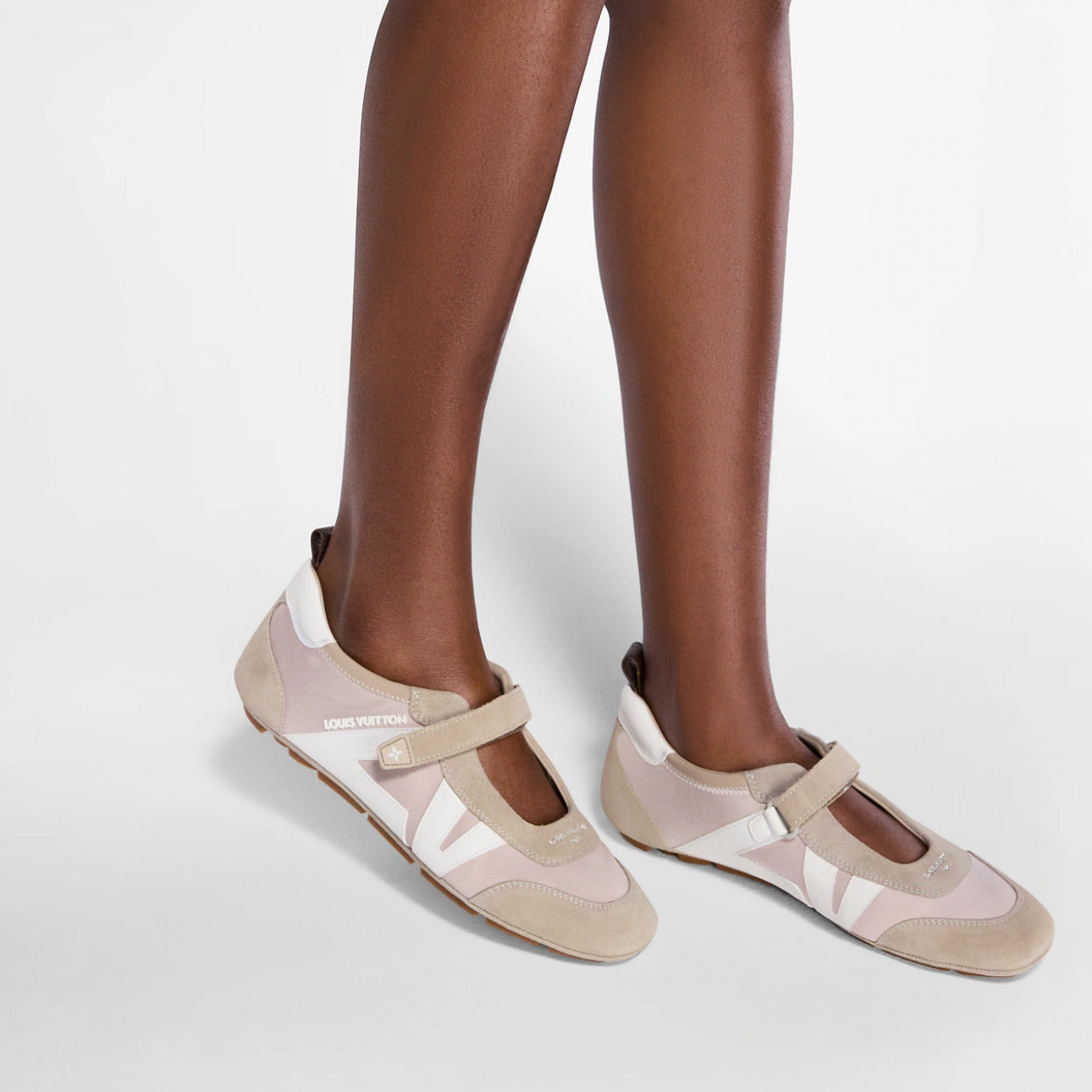 Louis Vuitton LV Sneakerina Mary Jane \ Beige