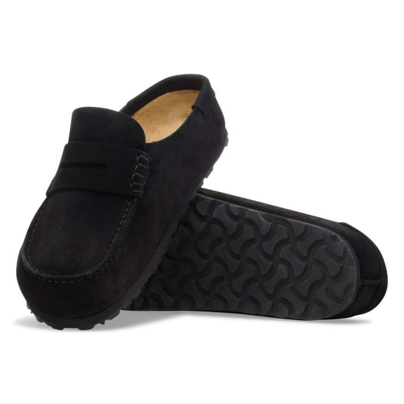 Birkenstock Naples Wrapped Suede Leather \ Black