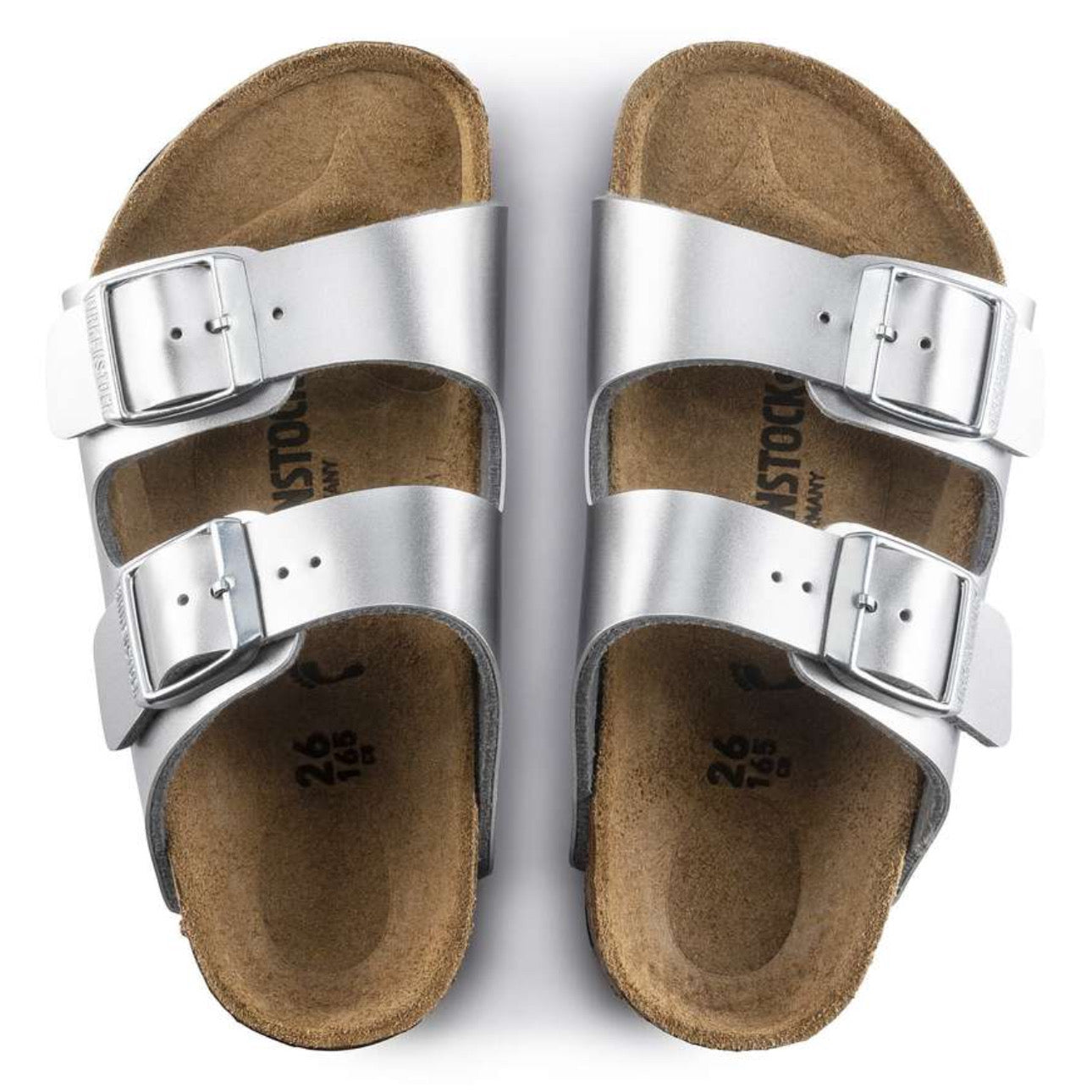 Birkenstock Arizona Electric \ Metallic Silver