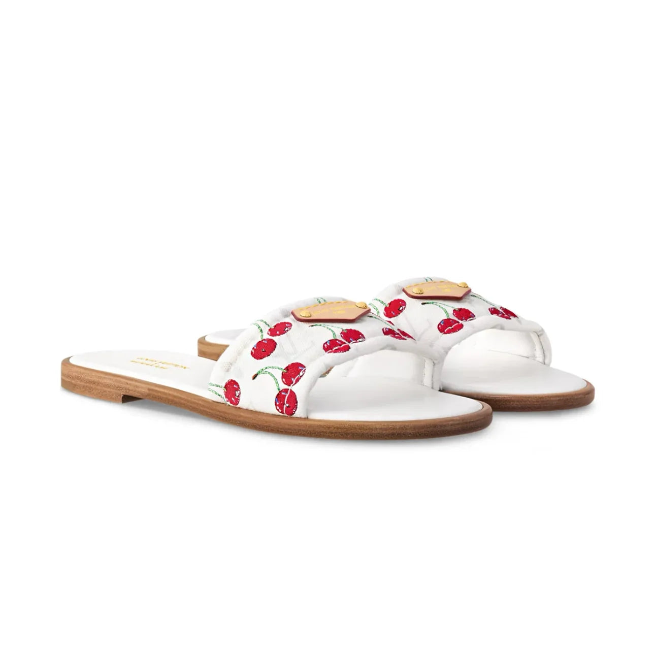 Louis Vuitton Lily Flat Mule x Takashi Murakami \ Cherry White