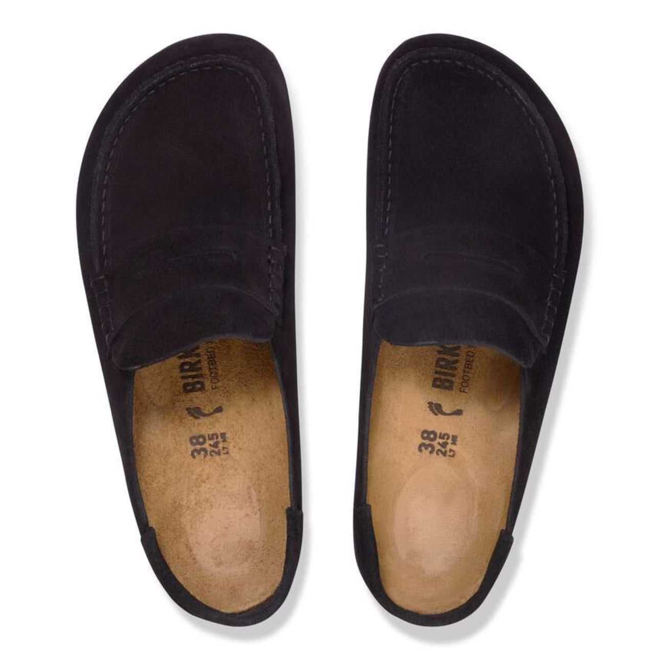 Birkenstock Naples Wrapped Suede Leather \ Black