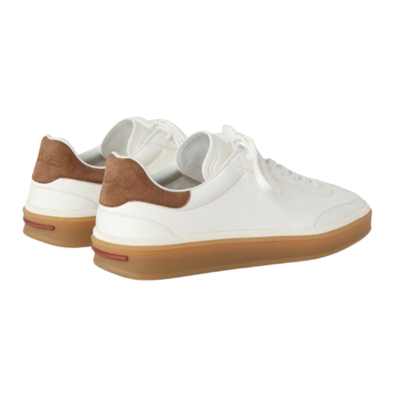 Loro Piana Tennis Walk Sneaker Suede Calf Split \ White