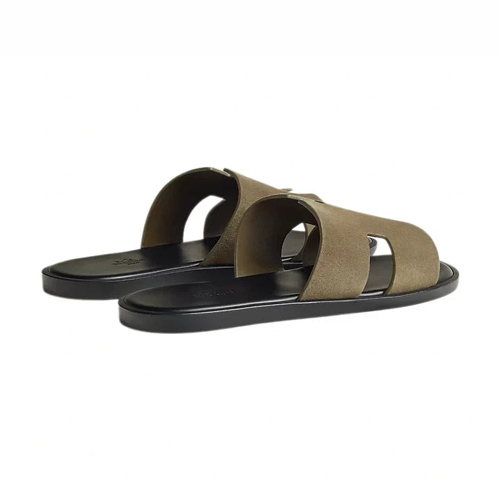 Hermès Haven Suede H Style Slip-On \ Olive