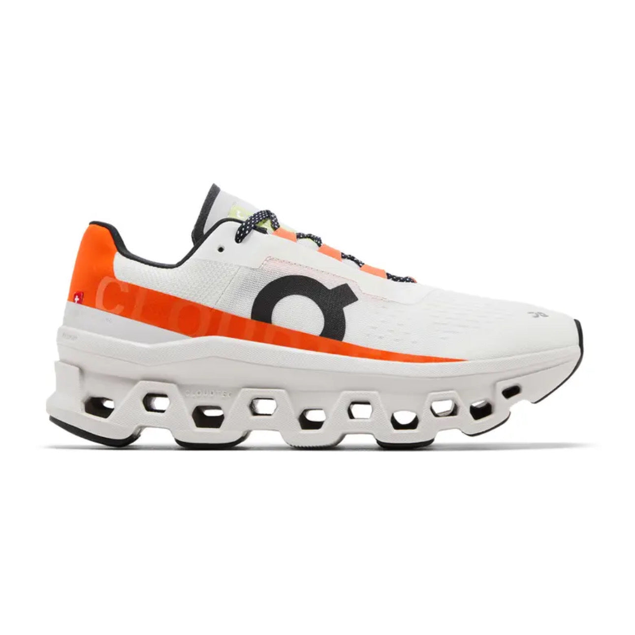 On Running Cloudmonster \ Undyed White Flame