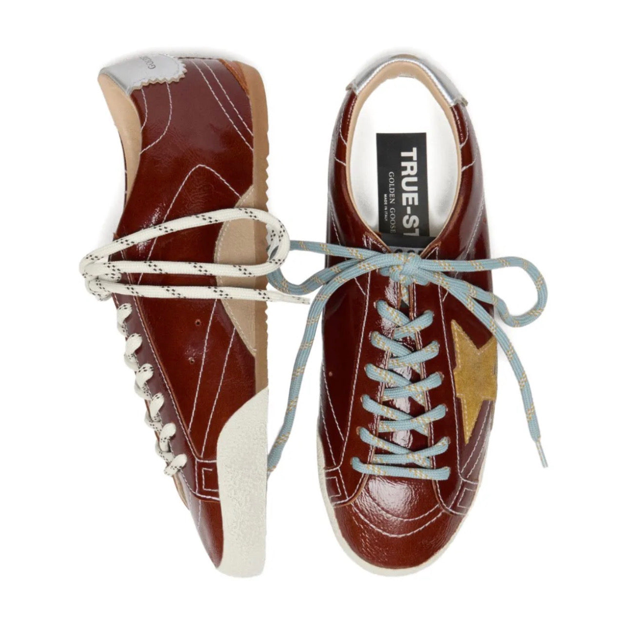 Golden Goose True-Star Leather Sneakers \ Burgundy