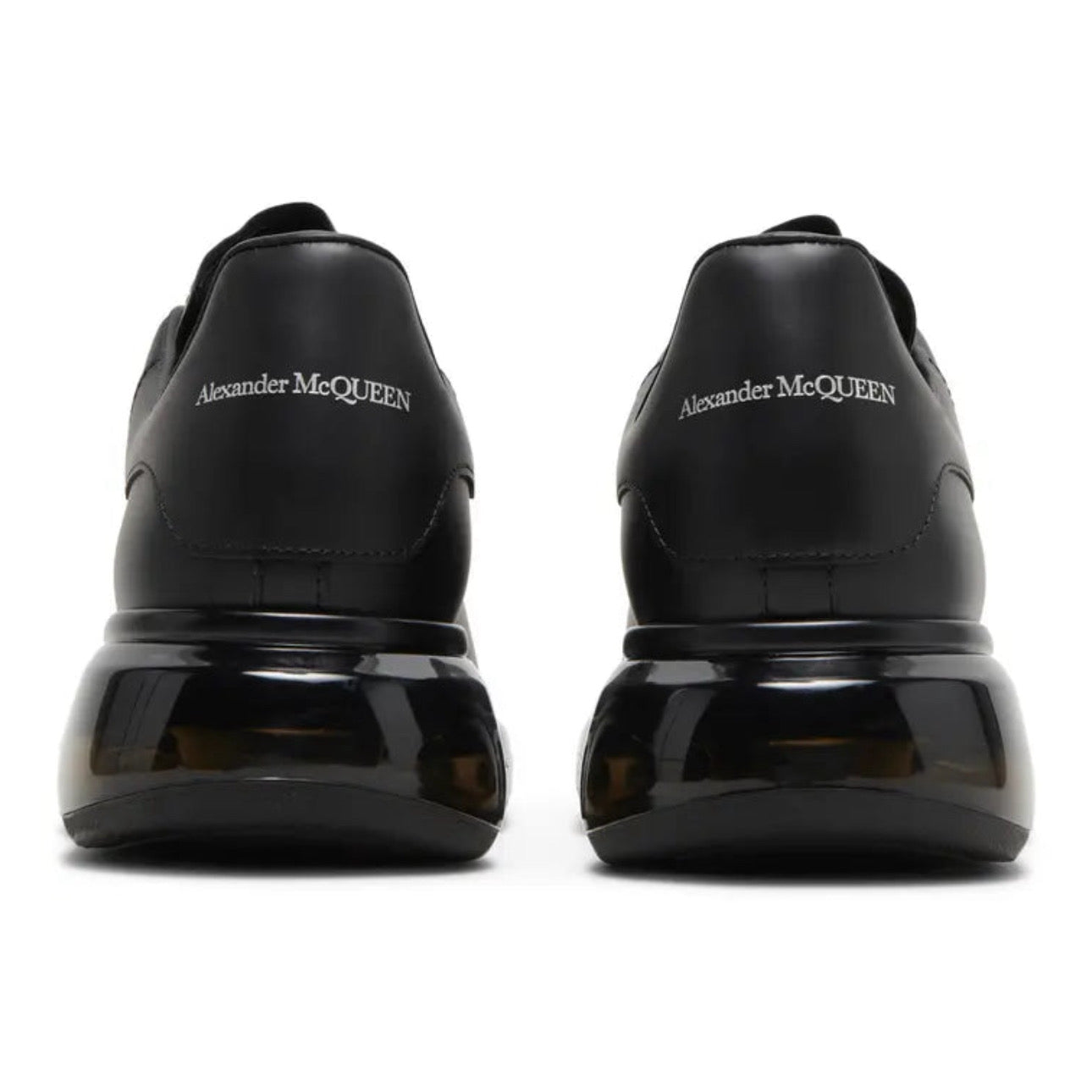 Alexander McQueen Oversized \ Clear Sole - Black