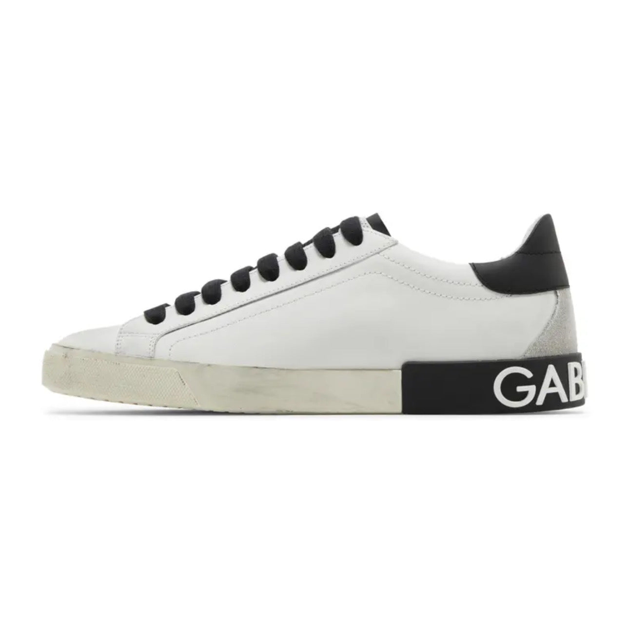 Dolce & Gabbana Portofino Vintage \ DG Logo Print - White Black
