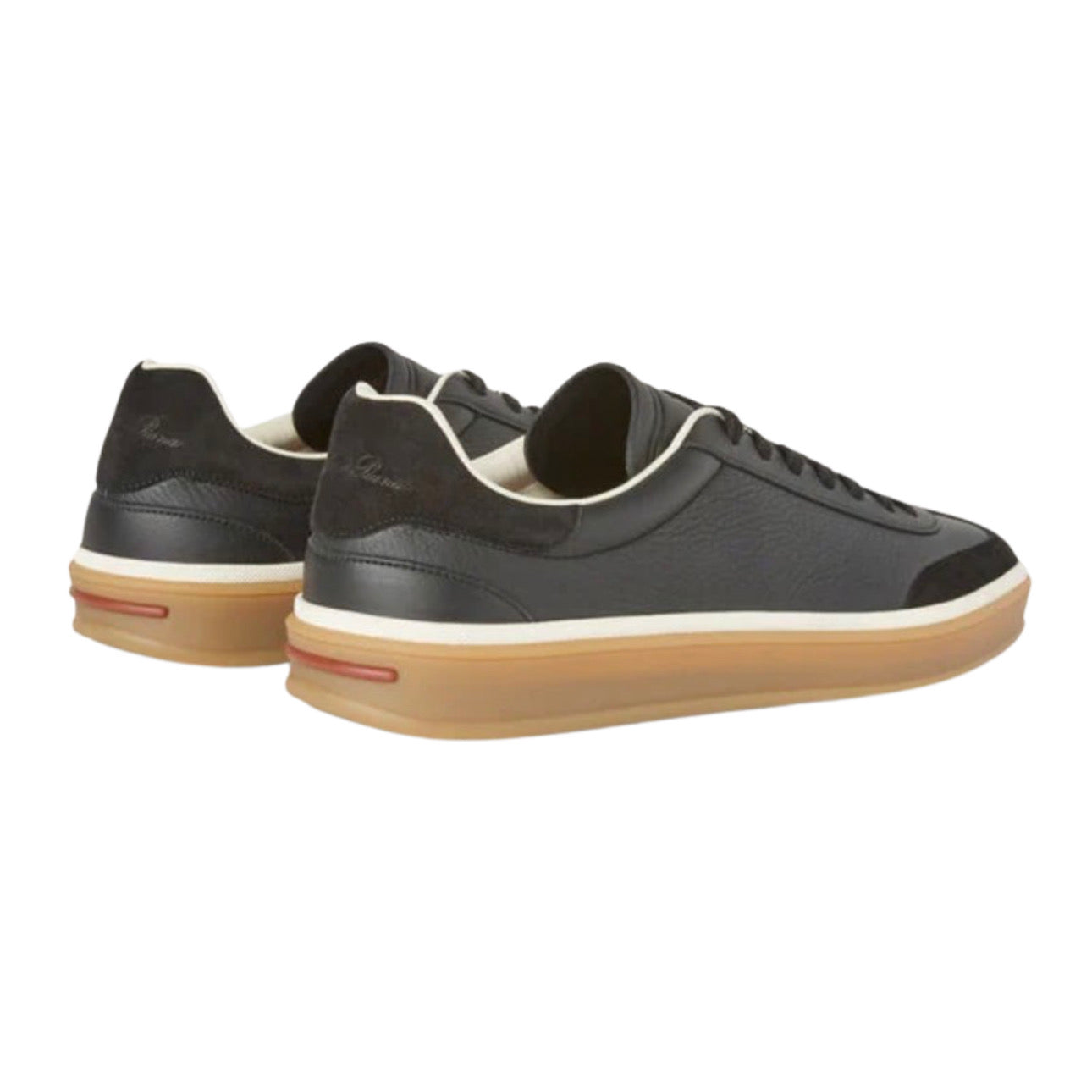 Loro Piana Tennis Walk Sneaker Suede Calf Split \ Black