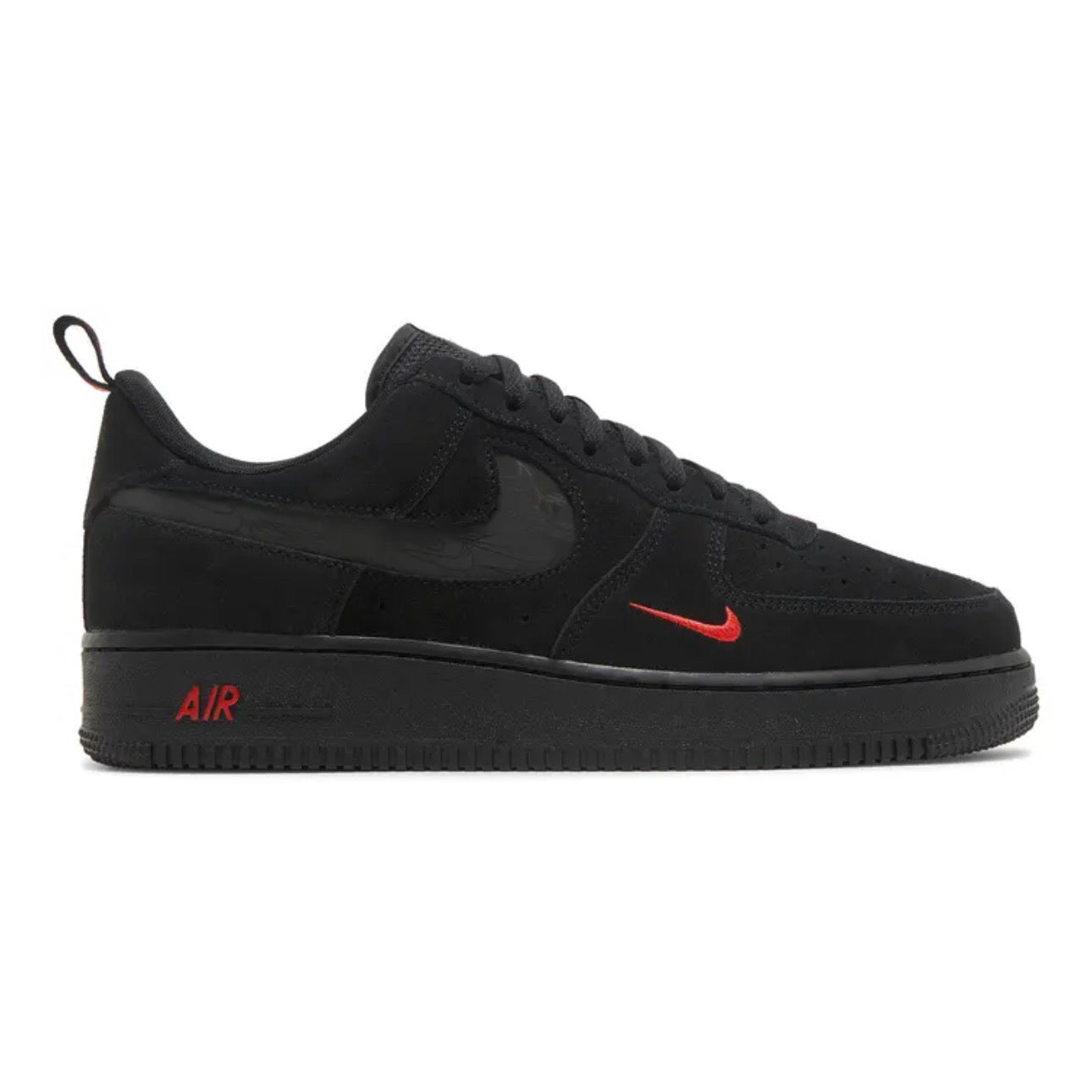 Nike Air Force 1 '07 LV8 \ Reflective Swoosh - Black Crimson